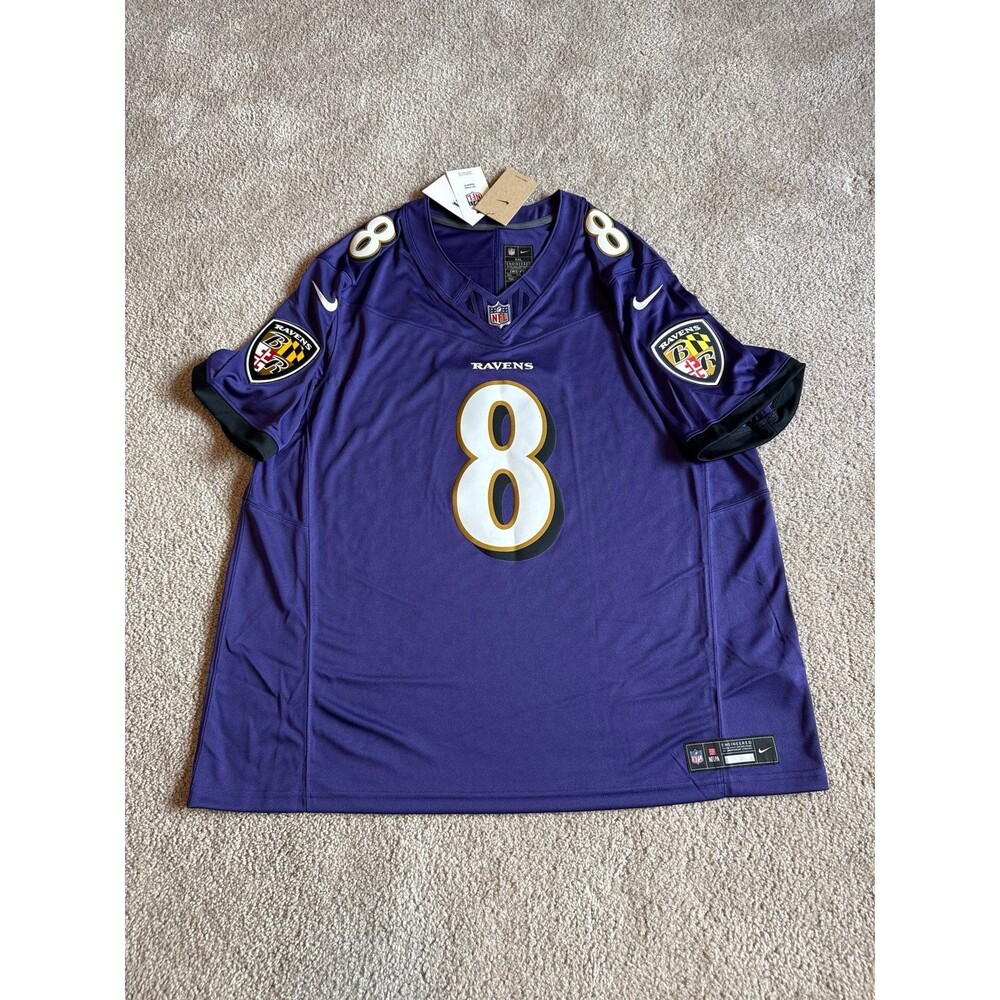 Lamar Jackson Baltimore Ravens Nike Vapor FUSE Men’s NWT NFL Jersey Size XXL